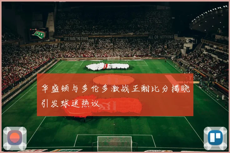 华盛顿与多伦多激战正酣比分揭晓引发球迷热议